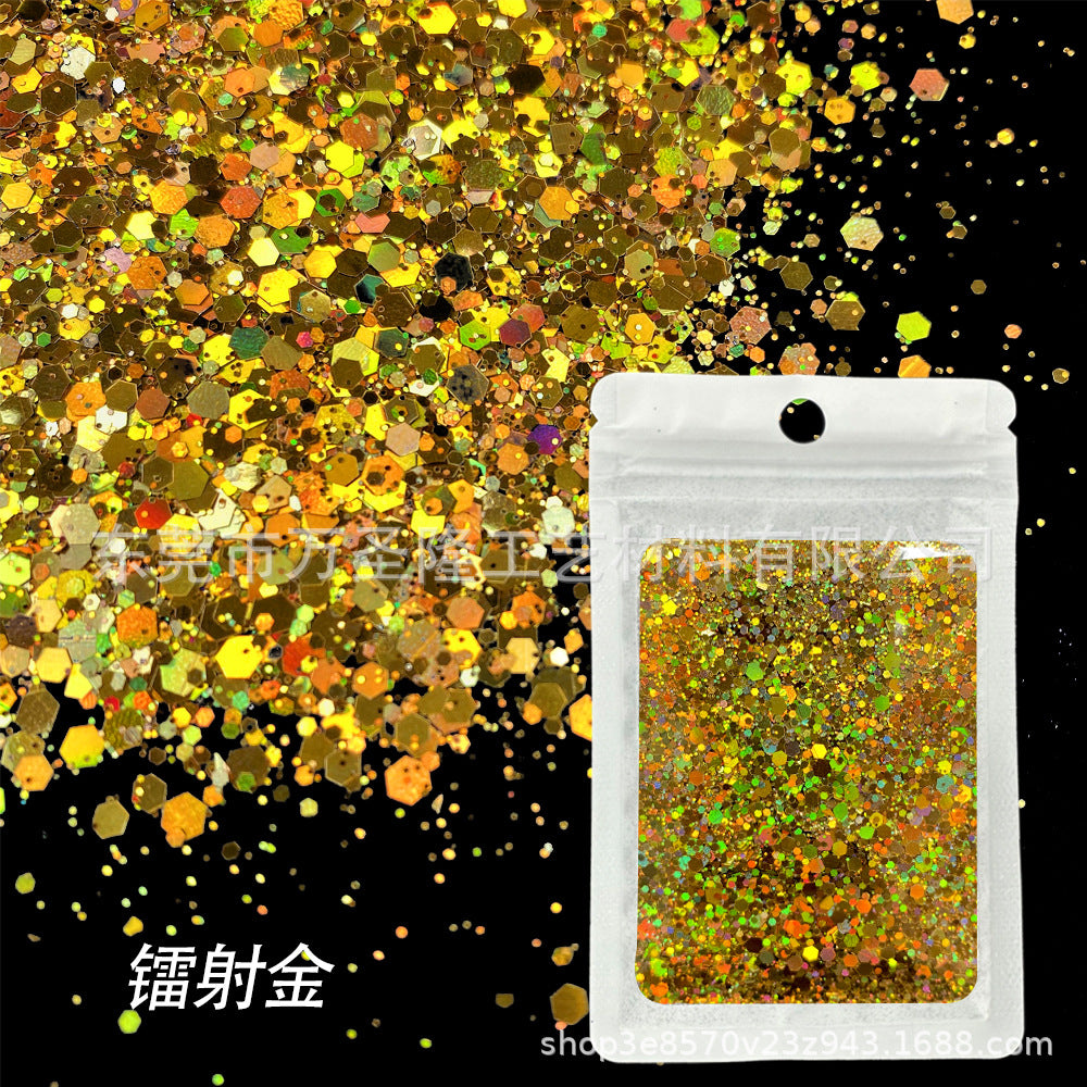 Wholesale Popular Holographic Mixed Size Sequins Filler